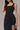 Black Satin Silk Wedding Guest Dress - Custom Made - Bastet Noir