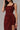 Burgundy Satin Silk Wedding Guest Dress - Custom Made - Bastet Noir