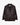Sustainable leather blazer with relaxed fit in black #color_chocolate