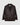 Sustainable leather blazer with relaxed fit in black #color_chocolate