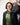 Close up of woman wearing Deadstock Leather Blazer #color_black
