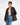 Sustainable leather blazer with relaxed fit in black #color_chocolate