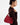 recycled genuine leather everyday shoulder bag red croc embossed#color_red-croco