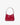 recycled genuine leather everyday shoulder bag cream glazed red#color_glazed-red
