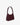 recycled genuine leather everyday shoulder bag burgundy embossed lizard#color_wine-lizard