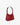recycled genuine leather everyday shoulder bag red croc embossed#color_red-croco