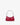 recycled genuine leather mini shoulder bag shiny red#color_glazed-red