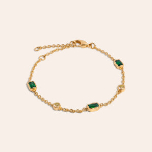 Stellar Bracelet - Green & Peridot