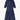 Button Midi dress with pockets Organic Navy Check Linen  – Talitha | No More Nobody