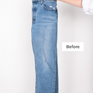 Reworked Mini Denim Skirt