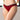 Culotte Léna rouge grenat de la marque de lingerie éco-responsable Olly. 