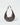 HYER GOODS convertible python crossbody hobo  crescent bag Piccola ring bag #color_brown-python