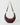 A burgundy leather crescent-shaped shoulder bag with gold-tone hardware and a matching adjustable shoulder strap, shown on a light gray background. #color_bordeaux-vintage
