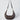 hyer goods ring bag convertible leather hobo crescent bag#color_chocolate