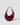 hyer goods ring bag convertible leather hobo crescent bag dark red#color_bordeaux