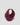 hyer goods ring bag convertible leather hobo crescent bag dark red#color_bordeaux