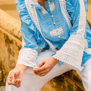 Chambray Imogen Blouse