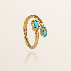 Solstice Ring - Aqua