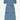 Rosa Puff Sleeve Shirtdress in light wash Japanese denim with ruffle pockets and belt