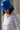 Japanese denim reversible bucket hat worn natural indigo side, by Saywood