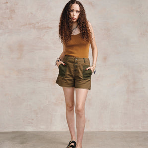 DESERT - Organic Cotton Shorts - Dark Green