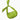 The Ella Linen Shoulder Bag in apple green