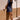 The Clementine Mini Dress in navy blue