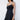 The Nicola Mini Slip Dress in black