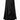 The Catalina Linen Wrap Skirt in black