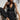 The Rosalie Buttoned Vest in black
