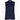 The Alma Stand-Up Collar Tie Vest in navy blue