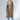 Beige Belted Cotton Trench Coat Mid-Length Outerwear - Custom Made - Bastet Noir