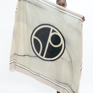 Biarritz BIQ - Sarong - Mix White Dove & Sand