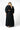 Plus size black linen sundress - Custom Made - Bastet Noir