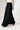 Black Satin Silk Maxi Slip On Skirt - Custom Made - Bastet Noir