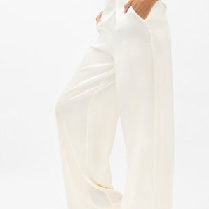 Branson  - Wide Leg Pants - Pearl