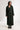 Olive Green Cotton Oversized Everyday Trench Coat - Custom Made - Bastet Noir