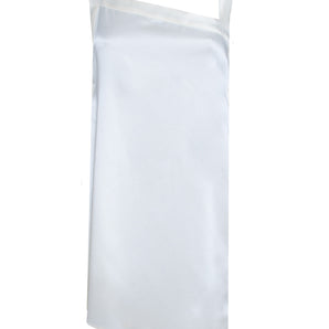 Cream White Satin Silk Evening Wear Strappy Asymetric Top And Flared Pants - Custom Made - Sustainable Sets - Bastet Noir