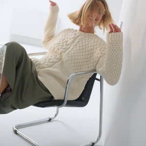 Heartbreaker: Seal Salt Alpaca & Wool Sweater