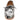 Herring Cordelia ladies rubber-soled deck shoes in white and brown pony