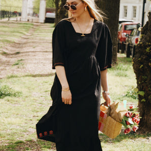 Neon and Noir Henrietta Dress