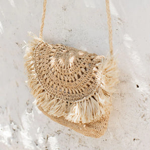 Entwined Sisal Crossbody bag