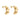 Scrunched Gold Earrings