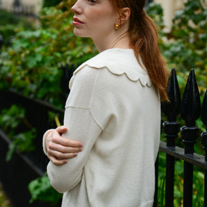 THE JAKOB HEIRLOOM JUMPER: CREAM
