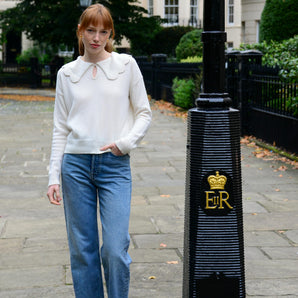 THE JAKOB HEIRLOOM JUMPER: Cream