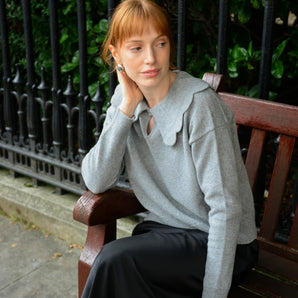 THE JAKOB HEIRLOOM JUMPER: GREY