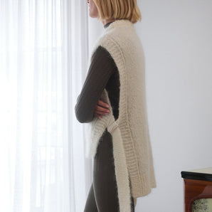 Kalvos: Sea Salt Mohair Vest