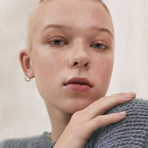 Leggy: Grey Wool Sweater Dress