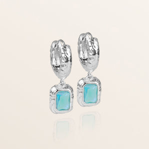 Luna Earrings Parabia Chalcedony Silver