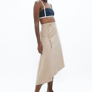 Mallorca - Asymmetric Skirt - Sand